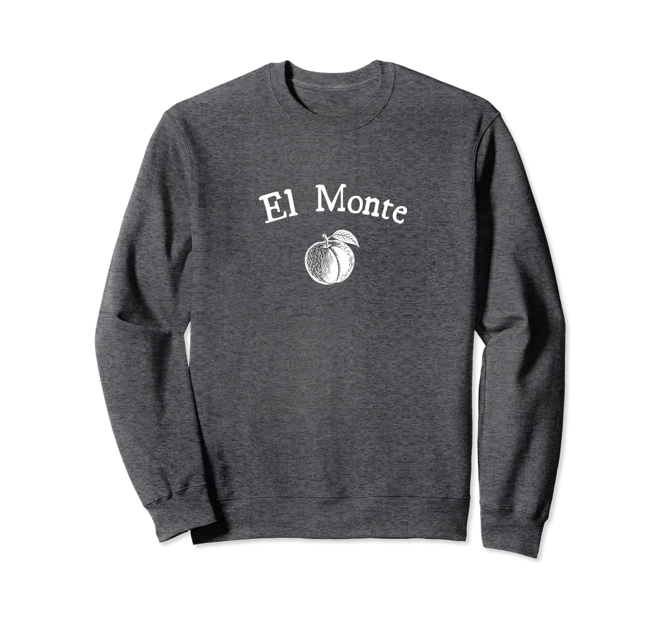El Monte Peach Minimal Art Sweatshirt - Fun Novelty Design Men Women - T-Shirt, Sweatshirt, Hoodie