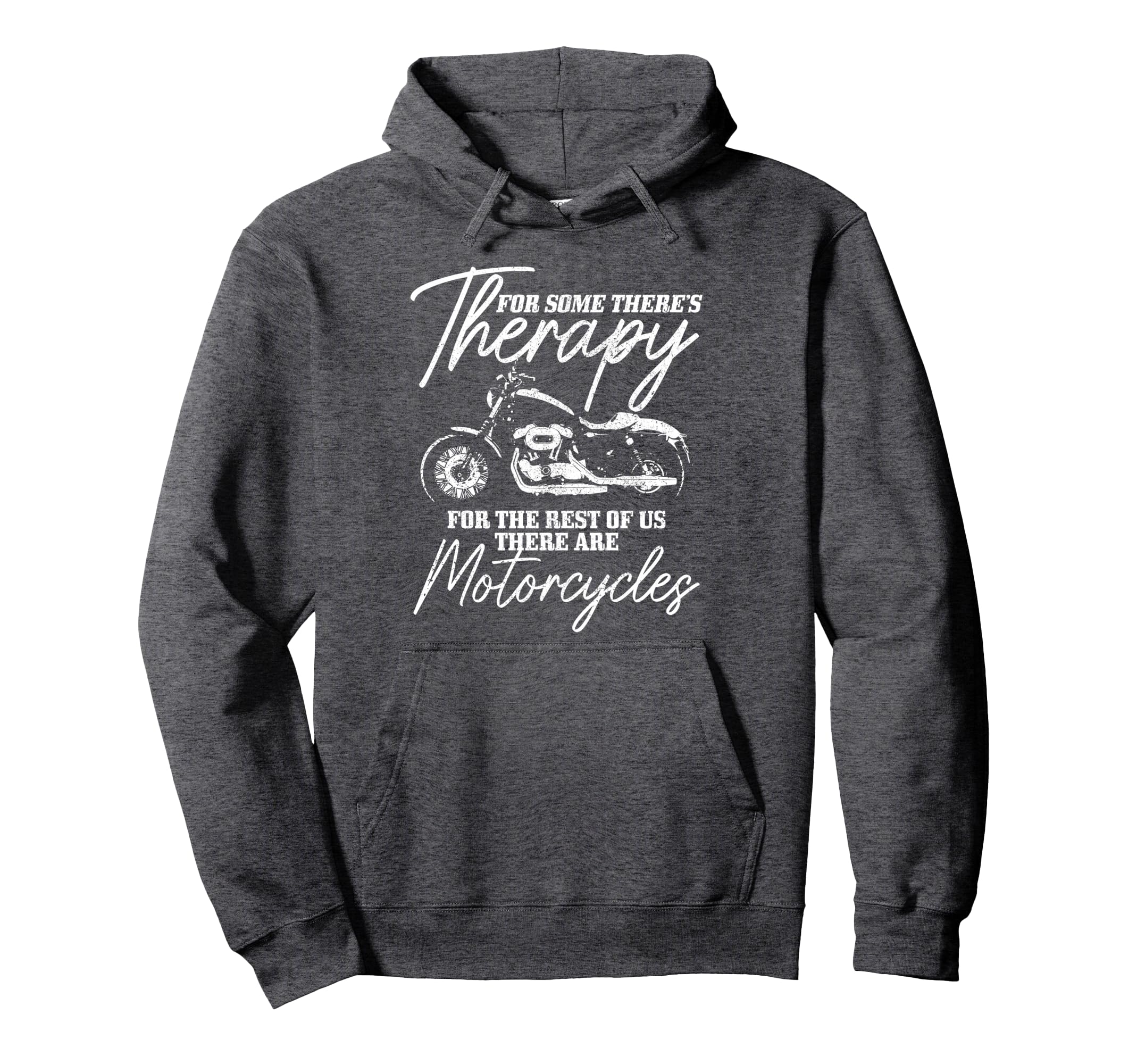 Biker Therapy Motorcycle Funny Biker Hoodie - Novelty Apparel Unisex - T-Shirt, Sweatshirt, Hoodie