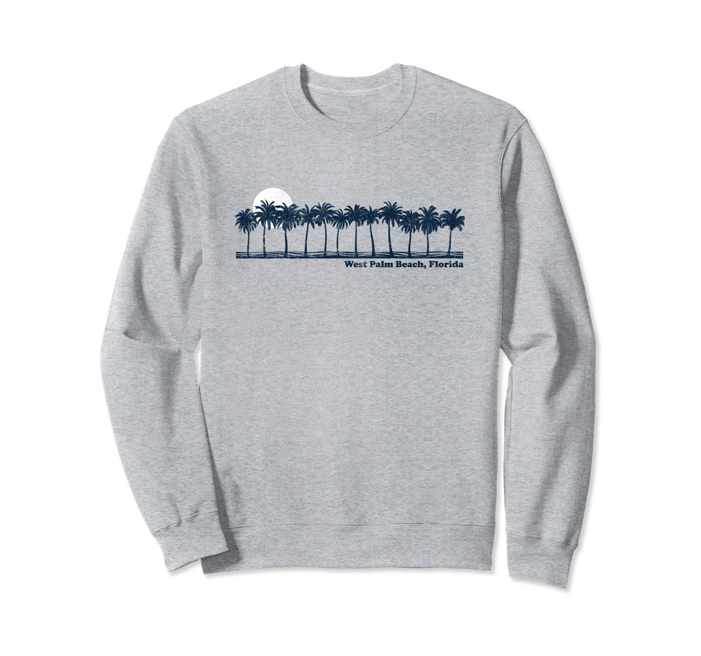 West Palm Beach 70S Throwback Sweatshirt - Trendy Graphic Men Women - T-Shirt, Sweatshirt, Hoodie