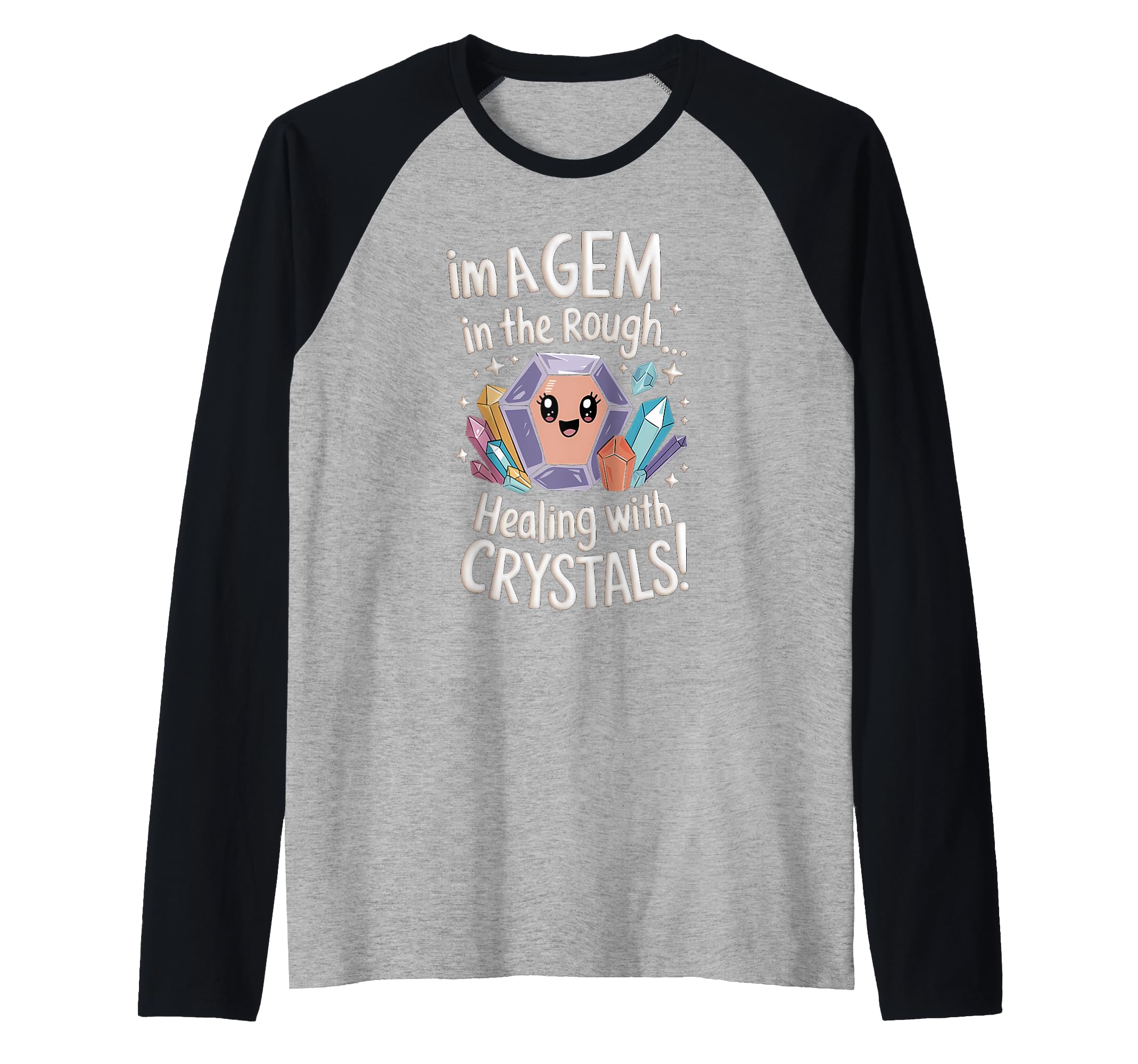 Healing Stone Crystals Energy Hoodie - Streetwear Style for Adults - T-Shirt, Sweatshirt, Hoodie
