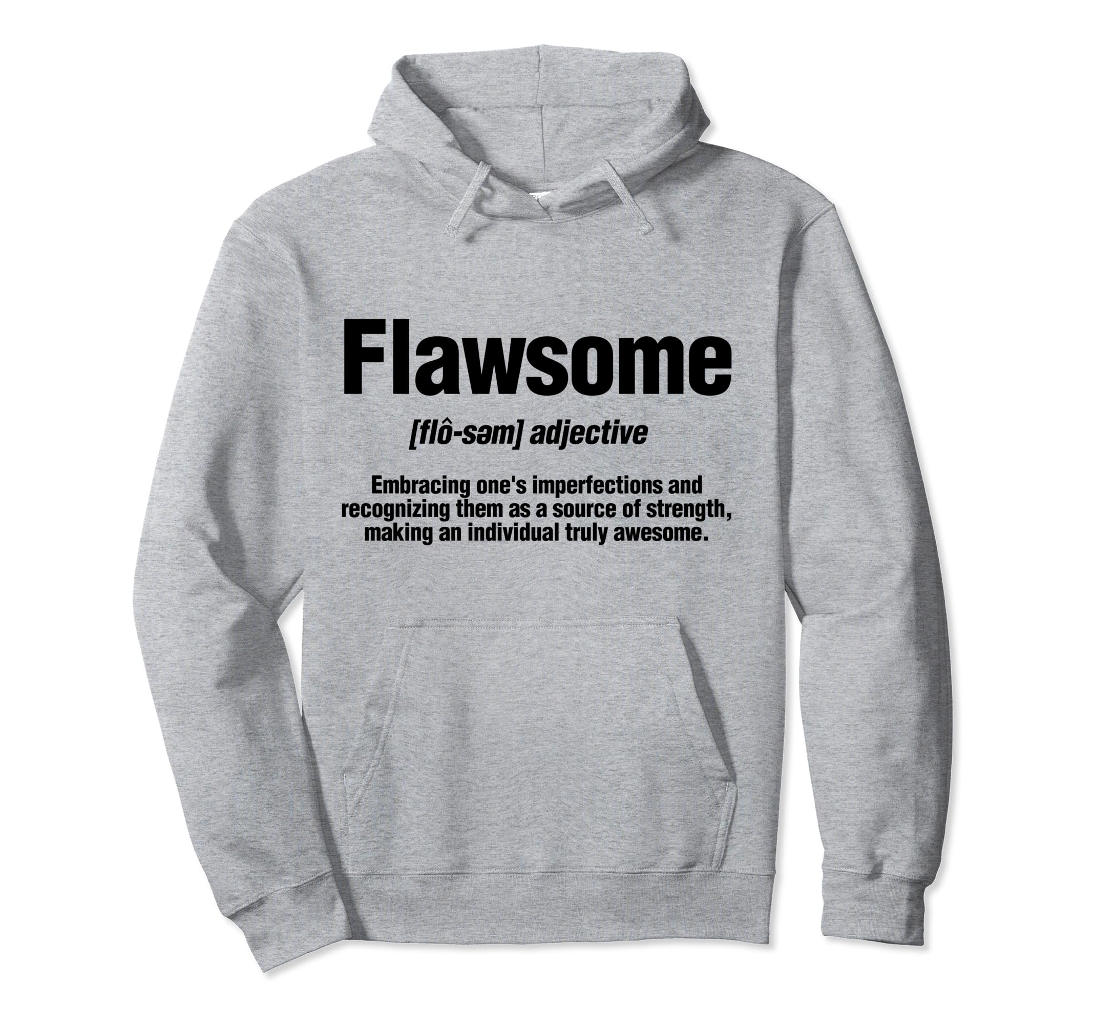 Flawsome Definition Hoodie - Trendy Graphic for Adults - T-Shirt, Sweatshirt, Hoodie