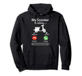 Scooter Moped Bike Motorcycle Gift Hoodie - Novelty Apparel Men Women - T-Shirt, Sweatshirt, Hoodie