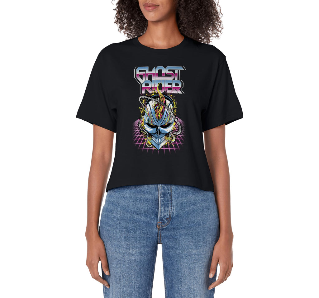 Marvel Ghost Rider Super 80S Neon Hoodie - Fun Novelty Design Men Women - T-Shirt, Sweatshirt, Hoodie