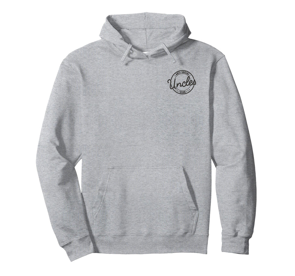 Anti Social Uncles Club Funny Hoodie - Aesthetic Graphic Men Women - T-Shirt, Sweatshirt, Hoodie