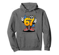 90S Cartoon Mascot Number 67 Nostalgia Hoodie - Custom Art Print Unisex - T-Shirt, Sweatshirt, Hoodie