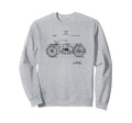 Patent 1919 Motorcycle Sweatshirt - Unique Graphic Unisex - T-Shirt, Sweatshirt, Hoodie