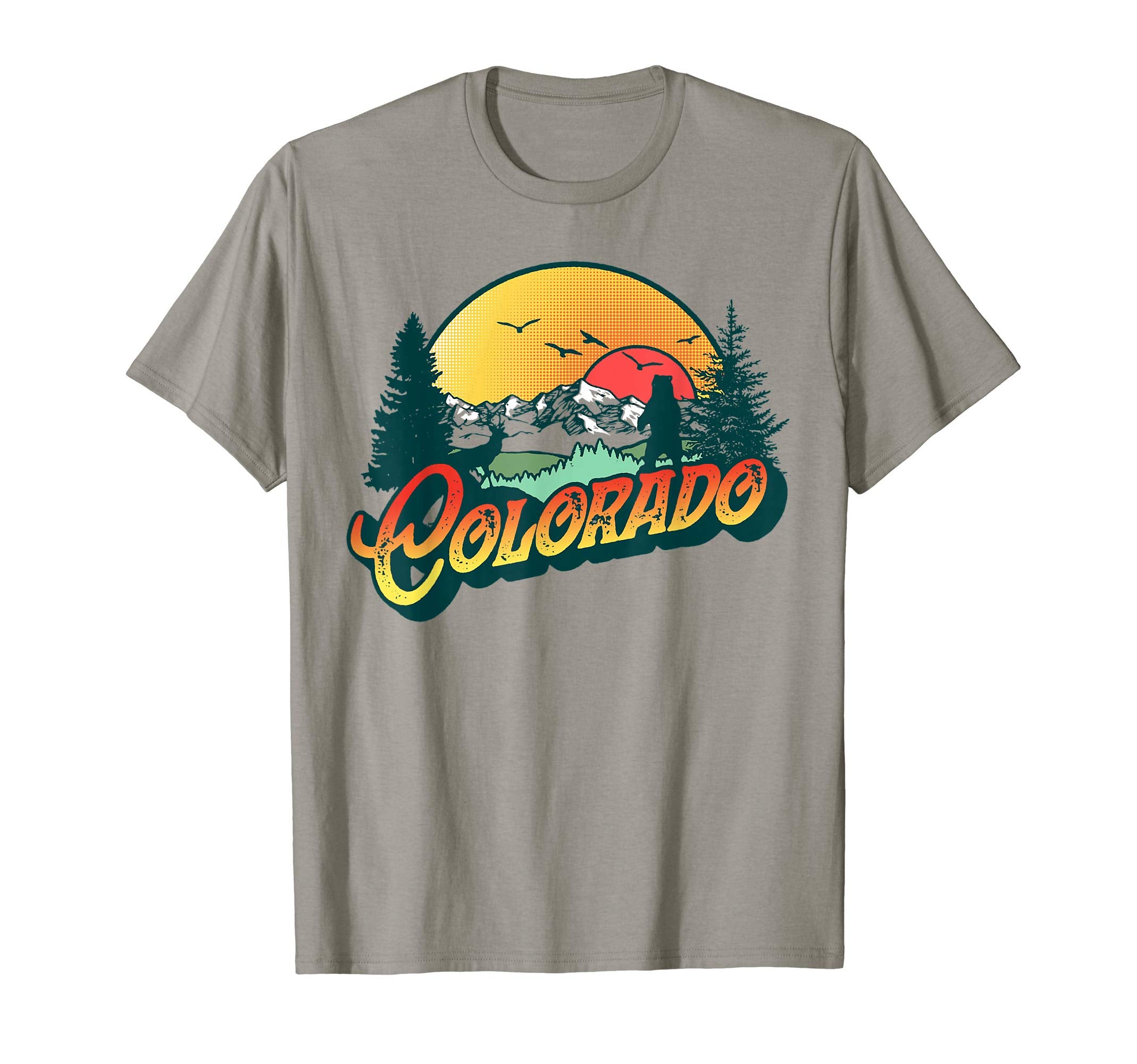 Colorado Seventies Mountains T-Shirt - Unique Graphic Men Women - T-Shirt, Sweatshirt, Hoodie