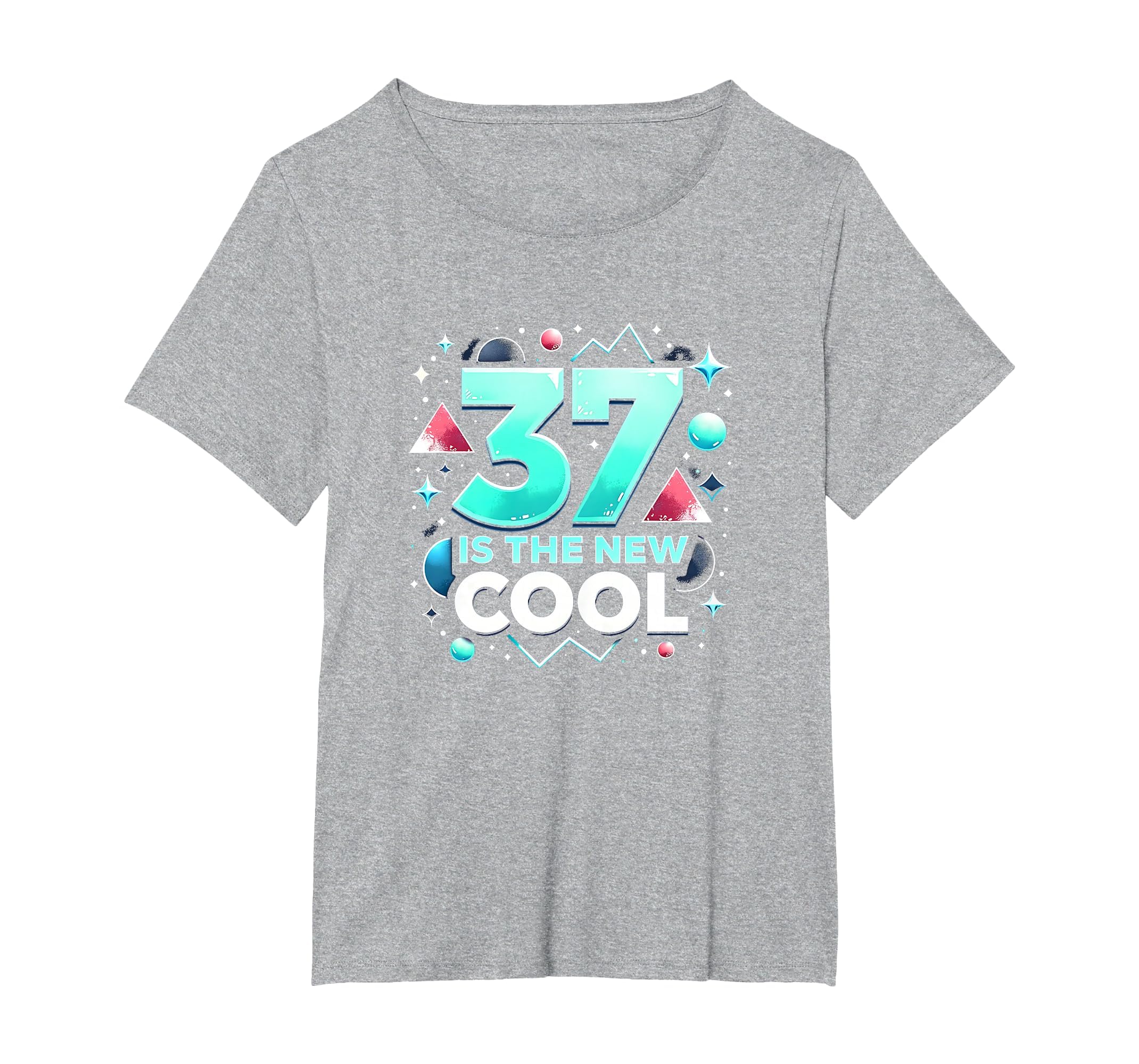 Birthday Gift 37 Is New Typography Art T-Shirt - Minimalist Print Unisex - T-Shirt, Sweatshirt, Hoodie