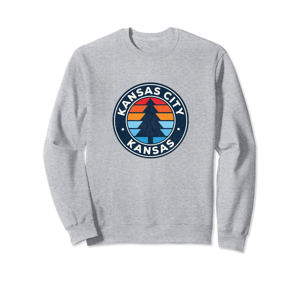 Kansas City Kansas Ks 70S Sweatshirt - Minimalist Print Men Women - T-Shirt, Sweatshirt, Hoodie