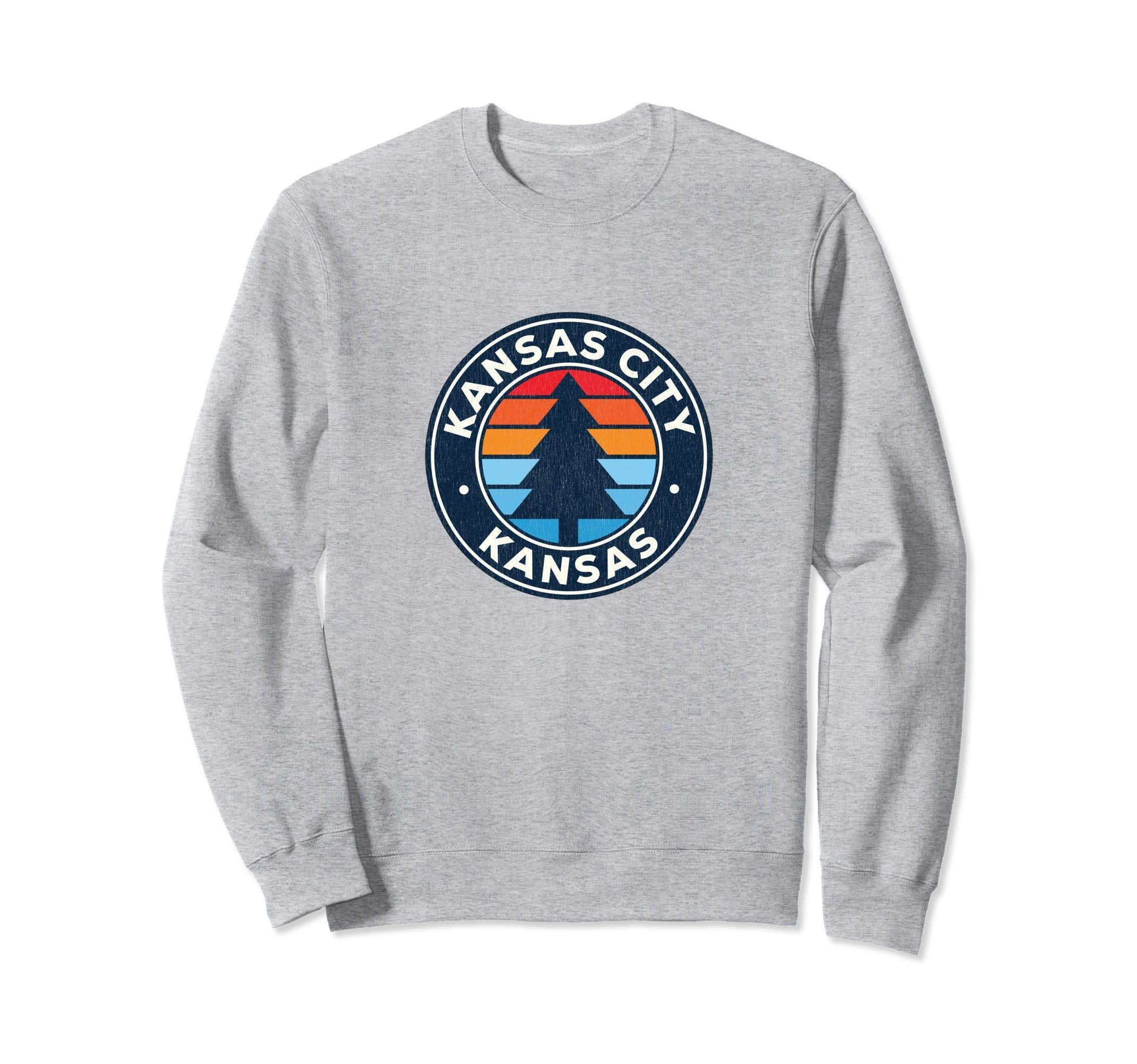 Kansas City Kansas Ks 70S Sweatshirt - Minimalist Print Men Women - T-Shirt, Sweatshirt, Hoodie
