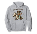 Cowgirl Social Club Western Horse Hoodie - Fun Novelty Design for Adults - T-Shirt, Sweatshirt, Hoodie