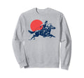 Minimalist Roping Cowboy Western Sweatshirt - Novelty Apparel Men Women - T-Shirt, Sweatshirt, Hoodie