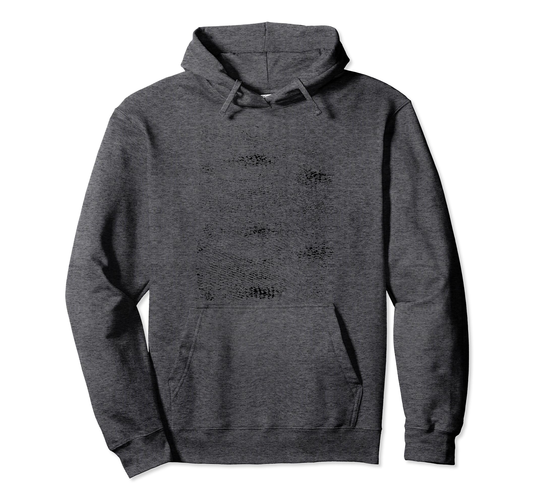 Black Grunge Distressed Trendy Hoodie - Casual Everyday Wear Unisex - T-Shirt, Sweatshirt, Hoodie