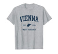 Vienna West Virginia Wv Athletic T-Shirt - Aesthetic Graphic Men Women - T-Shirt, Sweatshirt, Hoodie