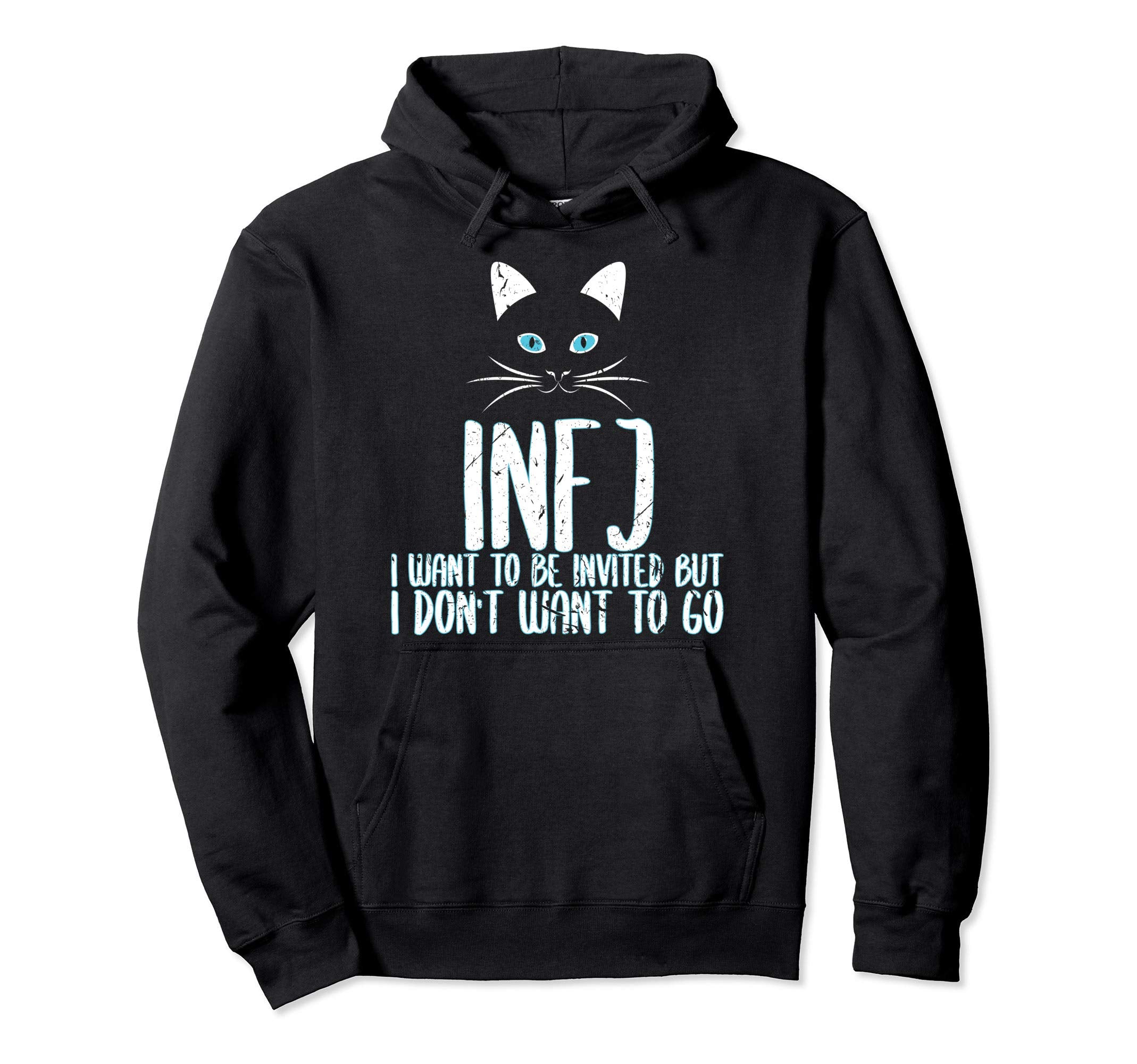 Infj Introvert Cat Lover Self Care Hoodie - Streetwear Style Unisex - T-Shirt, Sweatshirt, Hoodie