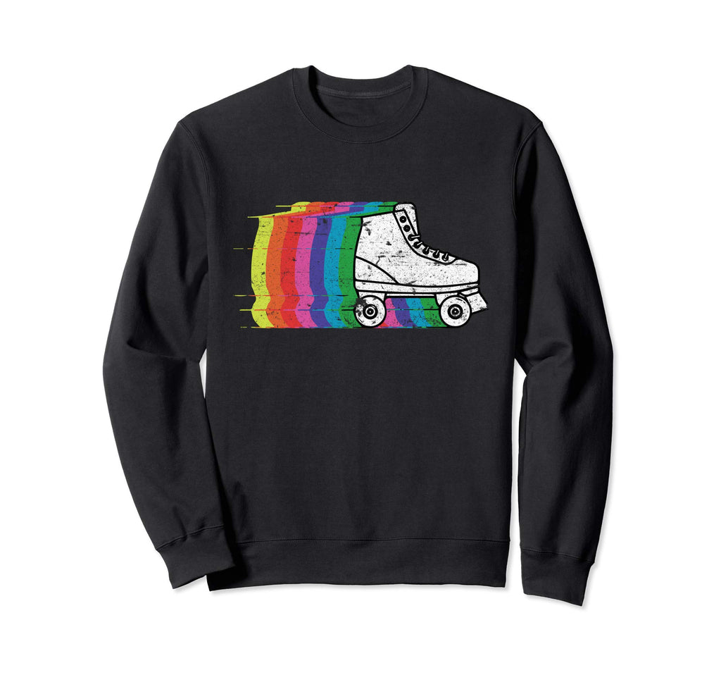 Roller Skate Skating 70S Gift Sweatshirt - Casual Everyday Wear for Adults - T-Shirt, Sweatshirt, Hoodie