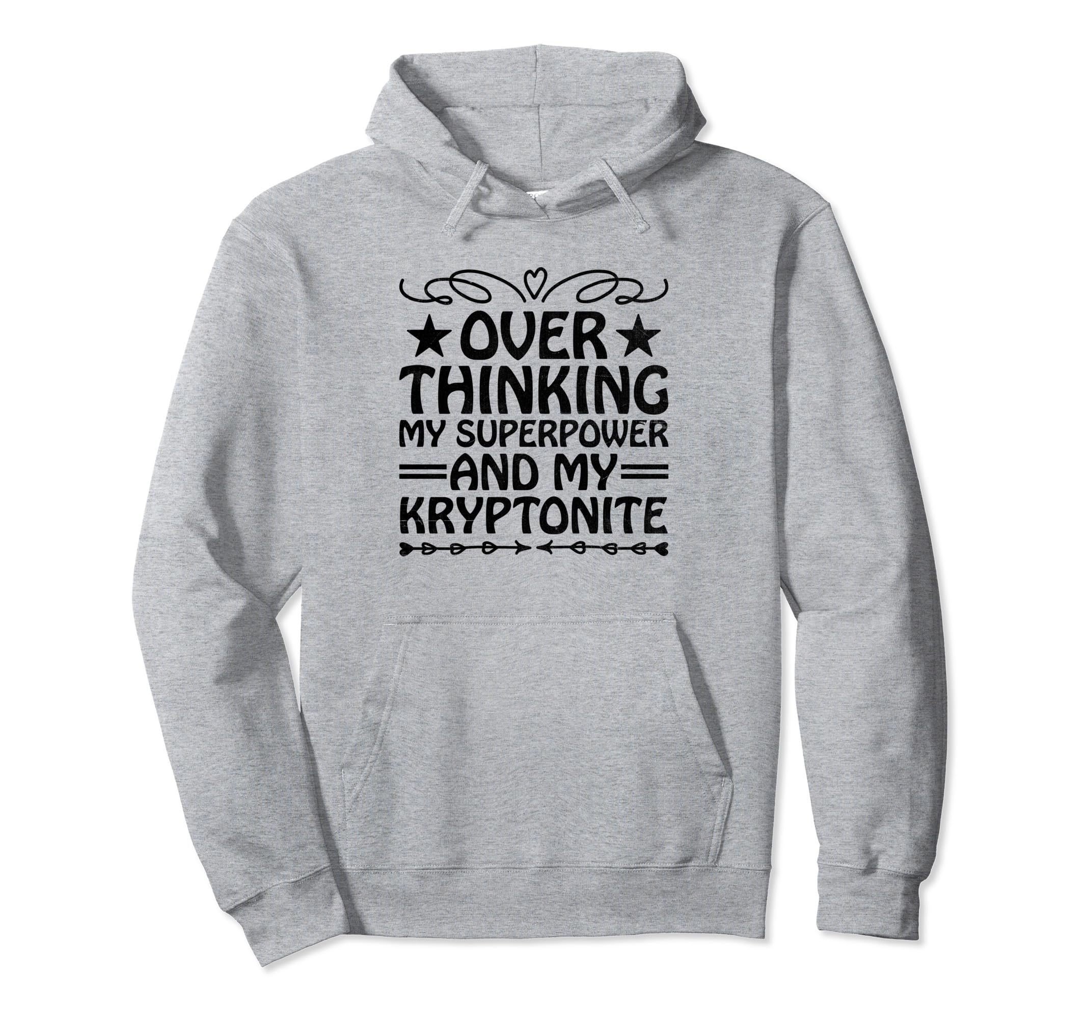 Overthinking Overthinker Funny Sarcasm Hoodie - Novelty Apparel for Adults - T-Shirt, Sweatshirt, Hoodie