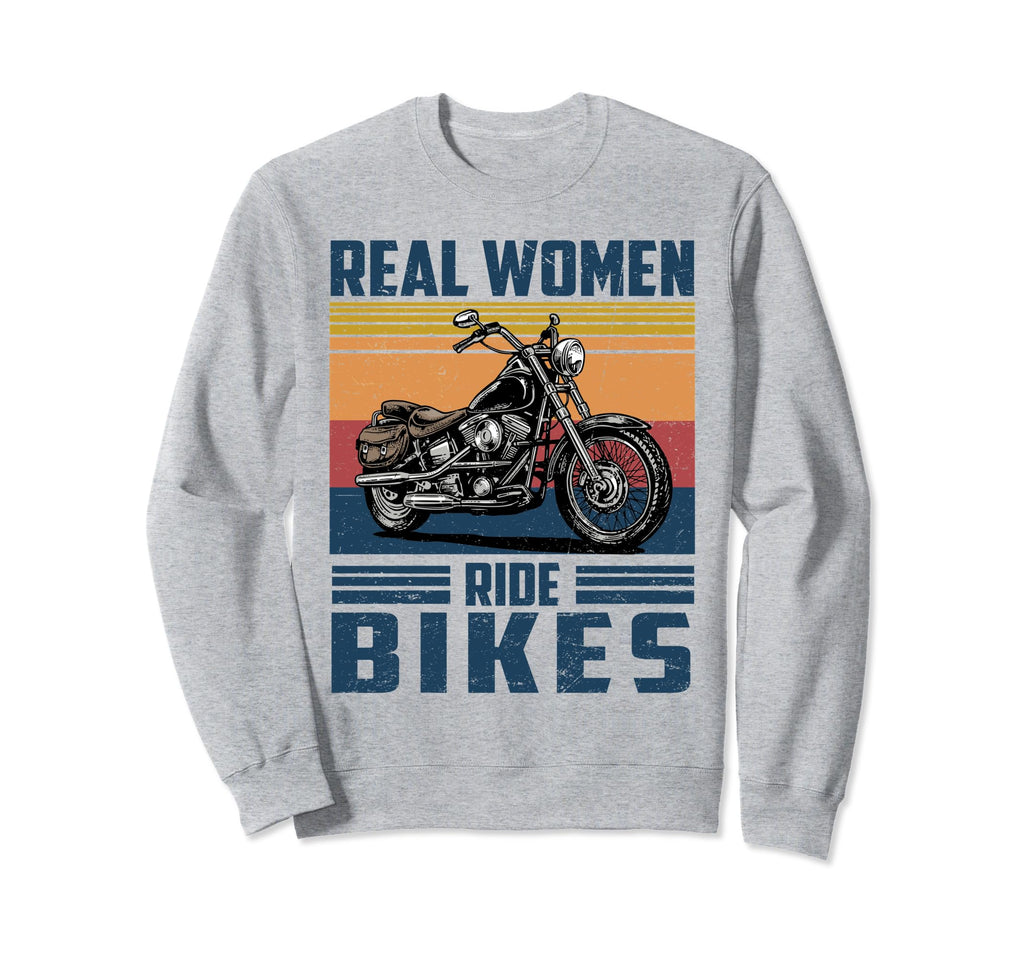 Real Ride Bikes Motorcycle Biker Sweatshirt - Trendy Graphic for Adults - T-Shirt, Sweatshirt, Hoodie