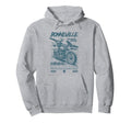 Bonneville Salt Flats Motorcycle Hoodie - Aesthetic Graphic Men Women - T-Shirt, Sweatshirt, Hoodie