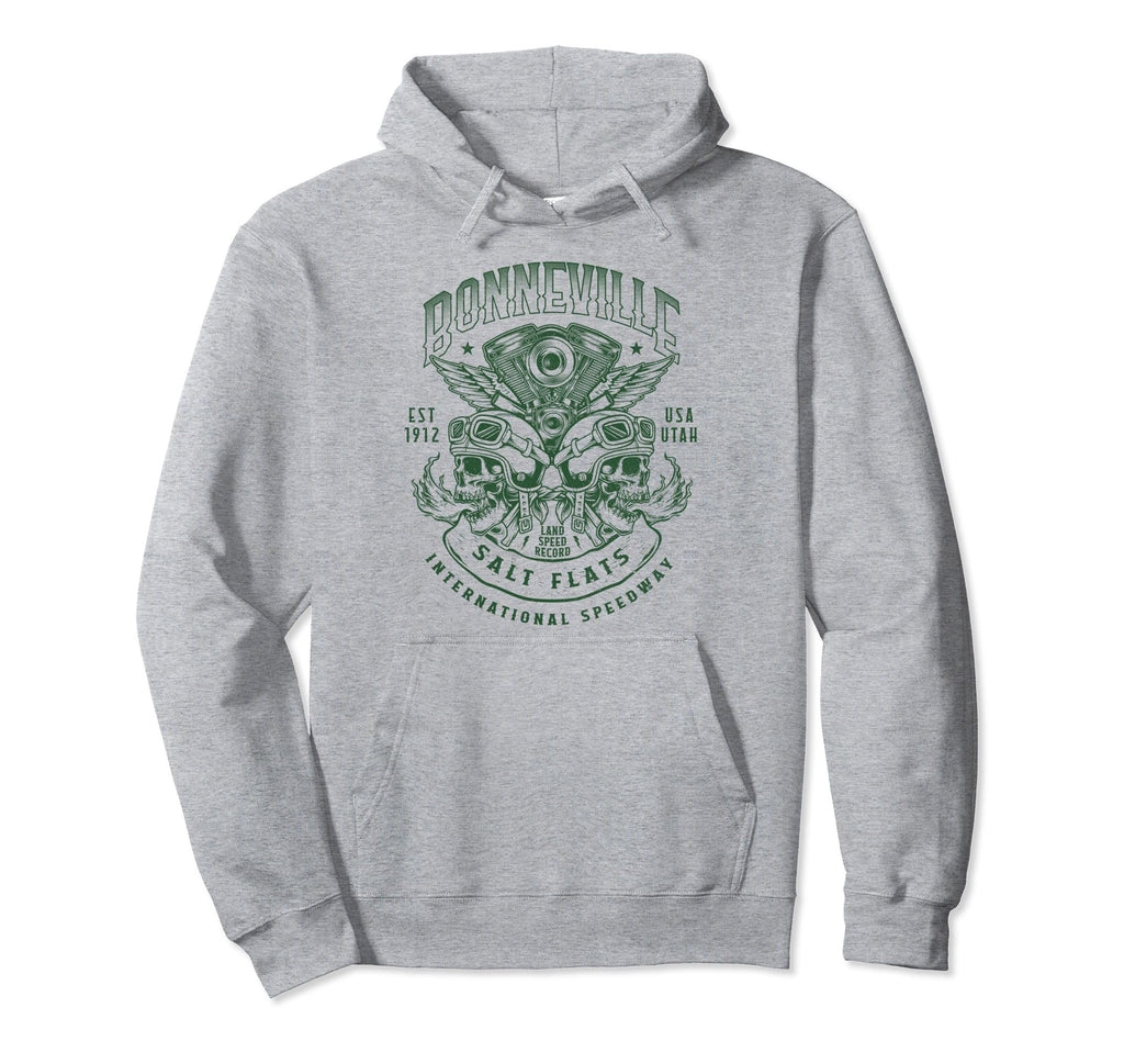 Bonneville Salt Flats Motorcycle Hoodie - Casual Everyday Wear Men Women - T-Shirt, Sweatshirt, Hoodie