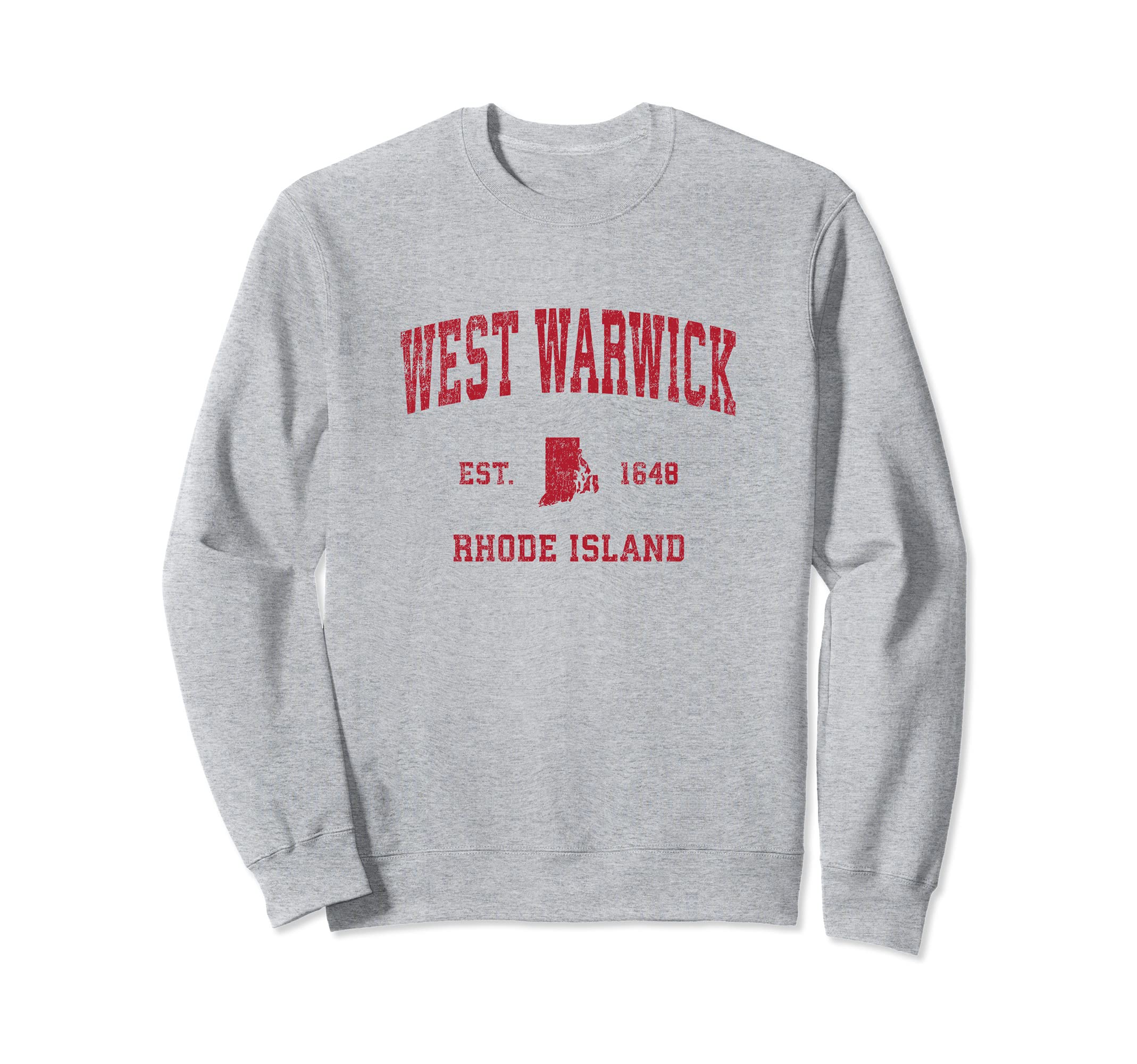 West Warwick Rhode Island Ri Sports Sweatshirt - Trendy Graphic for Adults - T-Shirt, Sweatshirt, Hoodie