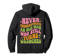 Groovy Old Wrench Mechanic 70S Wavy Hoodie - Minimalist Print Men Women - T-Shirt, Sweatshirt, Hoodie