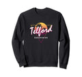 Telford Shropshire 80S Funny Sunset Sweatshirt - Novelty Apparel Unisex - T-Shirt, Sweatshirt, Hoodie