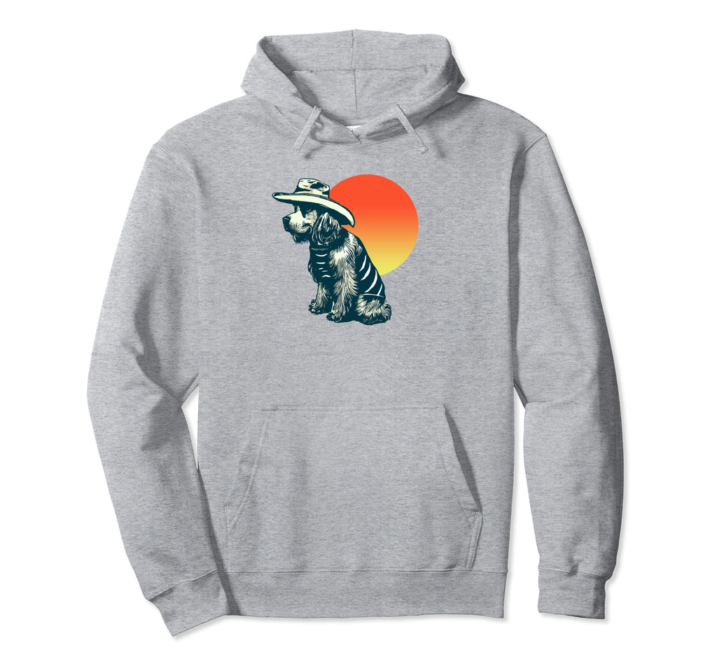 Cocker Spaniel Cowboy Funny Western Hoodie - Aesthetic Graphic for Adults - T-Shirt, Sweatshirt, Hoodie