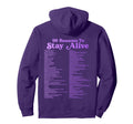 99 Reasons To Stay Alive Mental Health Hoodie - Unique Graphic Men Women - T-Shirt, Sweatshirt, Hoodie