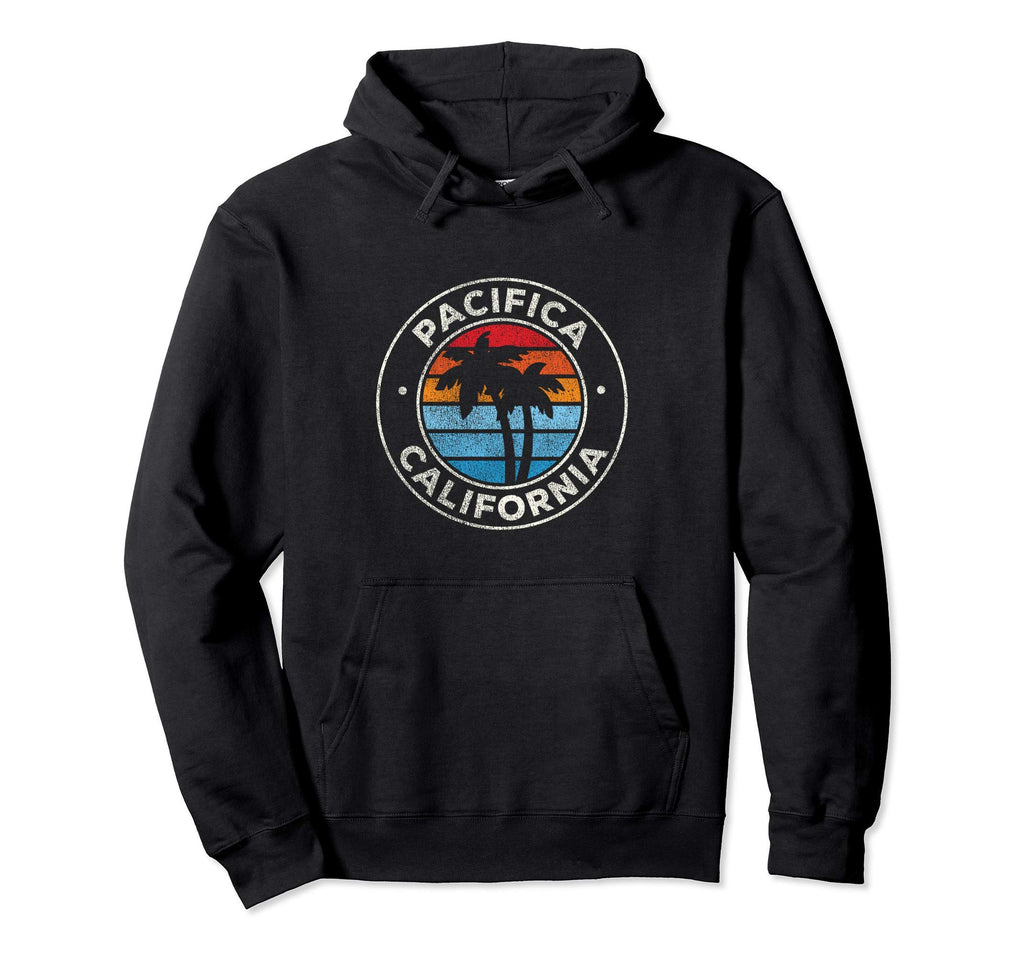 Pacifica California Ca 70S Hoodie - Aesthetic Graphic Unisex - T-Shirt, Sweatshirt, Hoodie