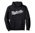 Nashville Tennessee 1970S White Text Hoodie - Unique Graphic Men Women - T-Shirt, Sweatshirt, Hoodie