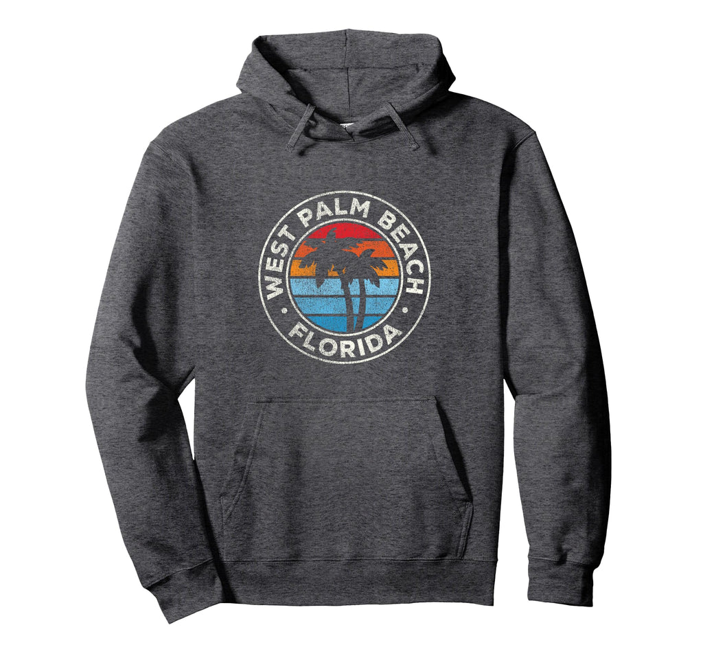West Palm Beach Florida Fl 70S Hoodie - Graphic Print for Adults - T-Shirt, Sweatshirt, Hoodie