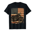 Usa Flag Ride Chopper Biker T-Shirt - Custom Art Print for Adults - T-Shirt, Sweatshirt, Hoodie