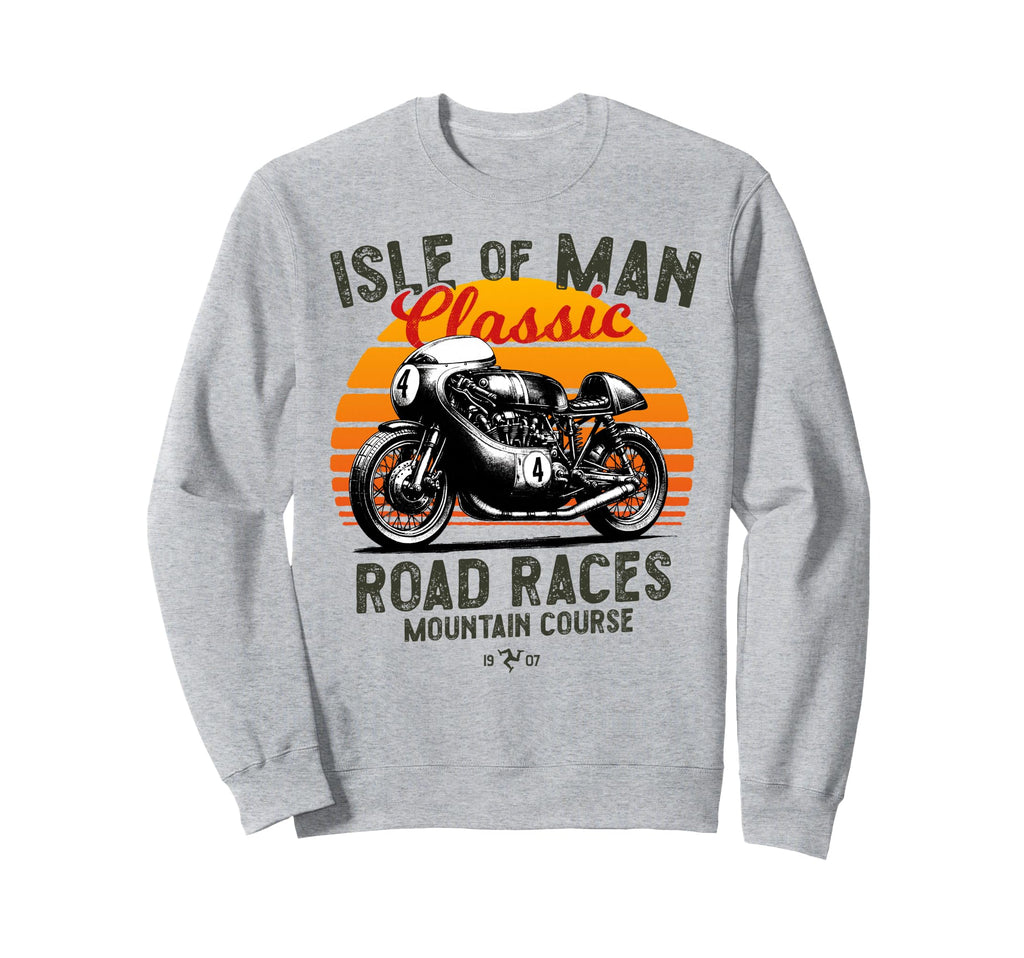 Isle Motorcycle Races Motorbike Race Sweatshirt - Graphic Print for Adults - T-Shirt, Sweatshirt, Hoodie