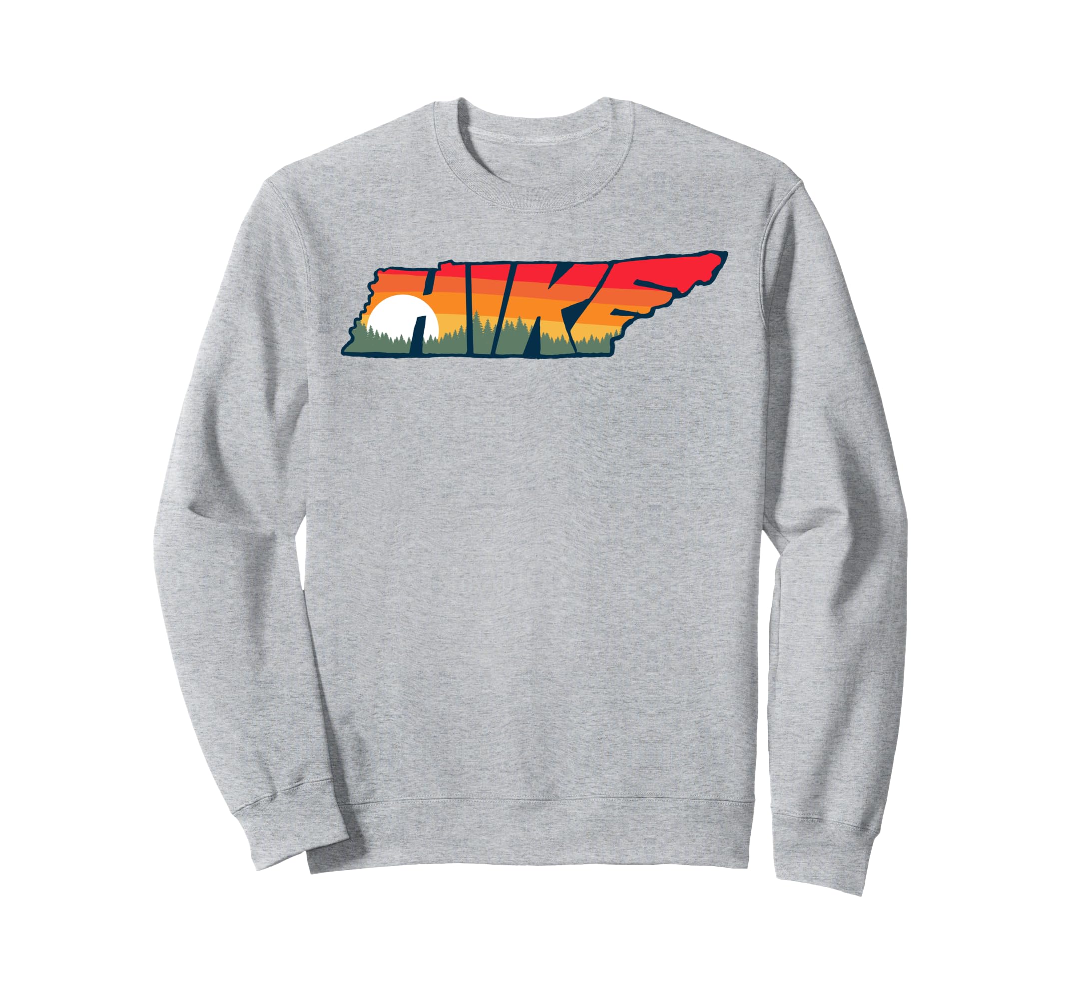 Hike Tennessee Outdoor Hiking Typography Sweatshirt - Trendy Graphic Unisex - T-Shirt, Sweatshirt, Hoodie