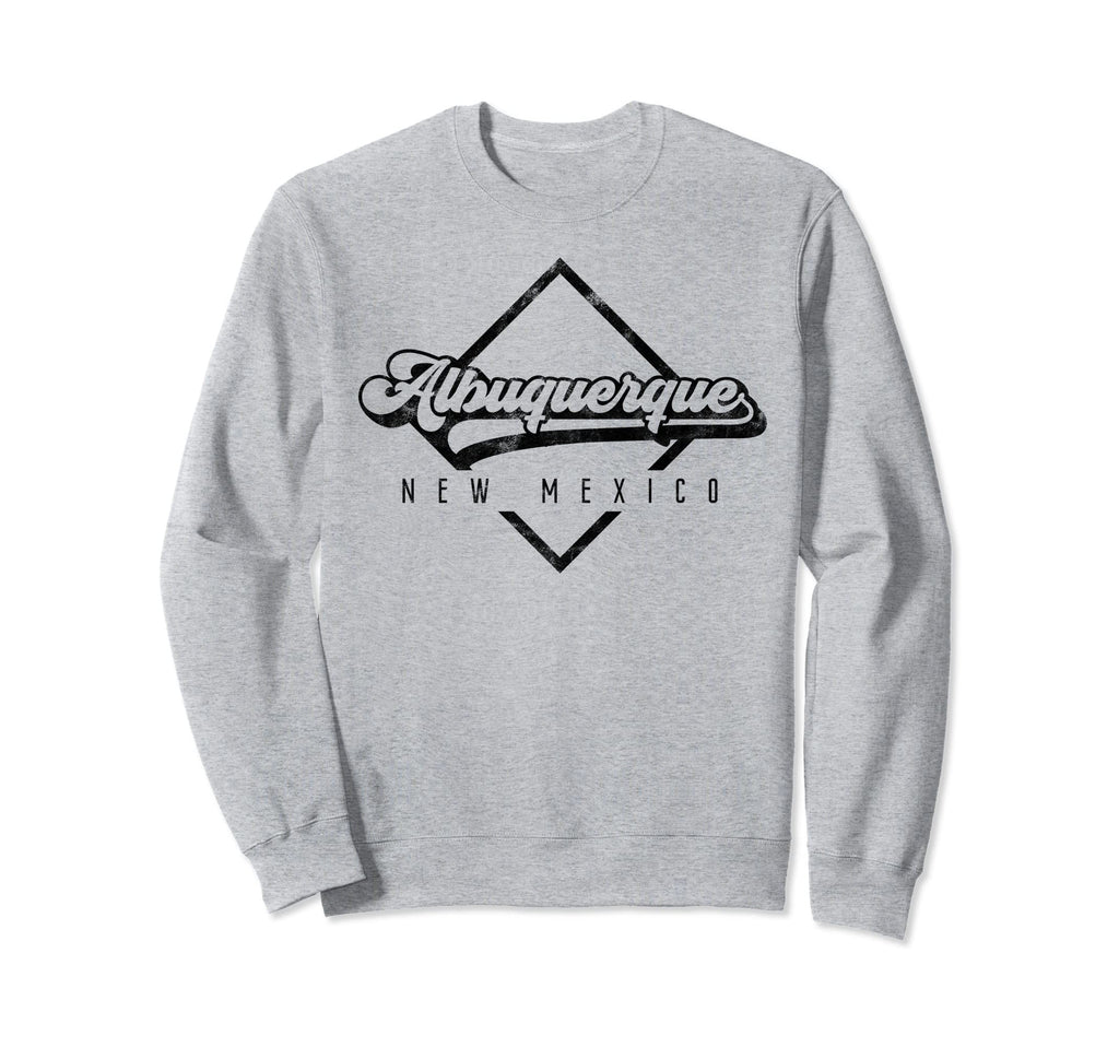Albuquerque New Mexico Distressed Sweatshirt - Casual Everyday Wear Unisex - T-Shirt, Sweatshirt, Hoodie