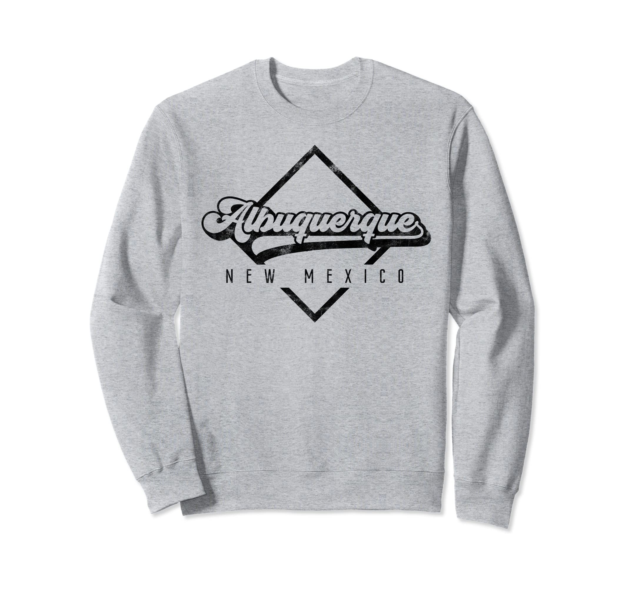 Albuquerque New Mexico Distressed Sweatshirt - Casual Everyday Wear Unisex - T-Shirt, Sweatshirt, Hoodie