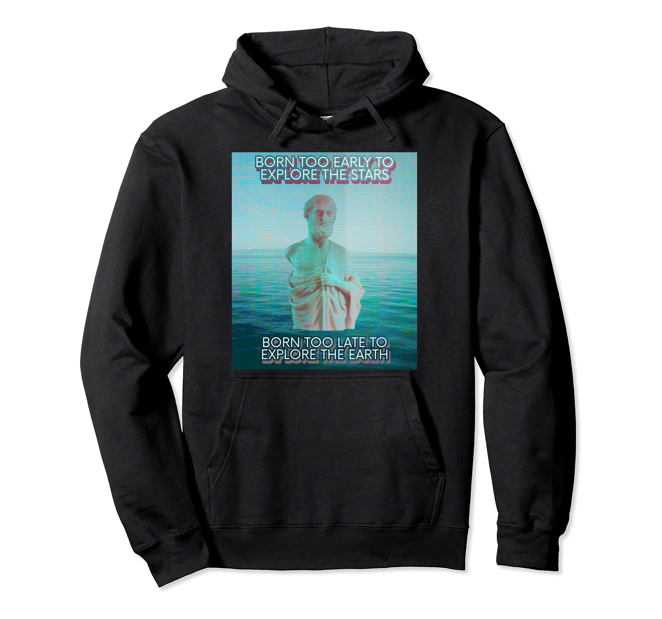 Vaporwave Aesthetic Sad Meme Seapunk Hoodie - Aesthetic Graphic Men Women - T-Shirt, Sweatshirt, Hoodie