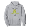 Self Care Kawaii Frog Drinking Tea Hoodie - Custom Art Print for Adults - T-Shirt, Sweatshirt, Hoodie