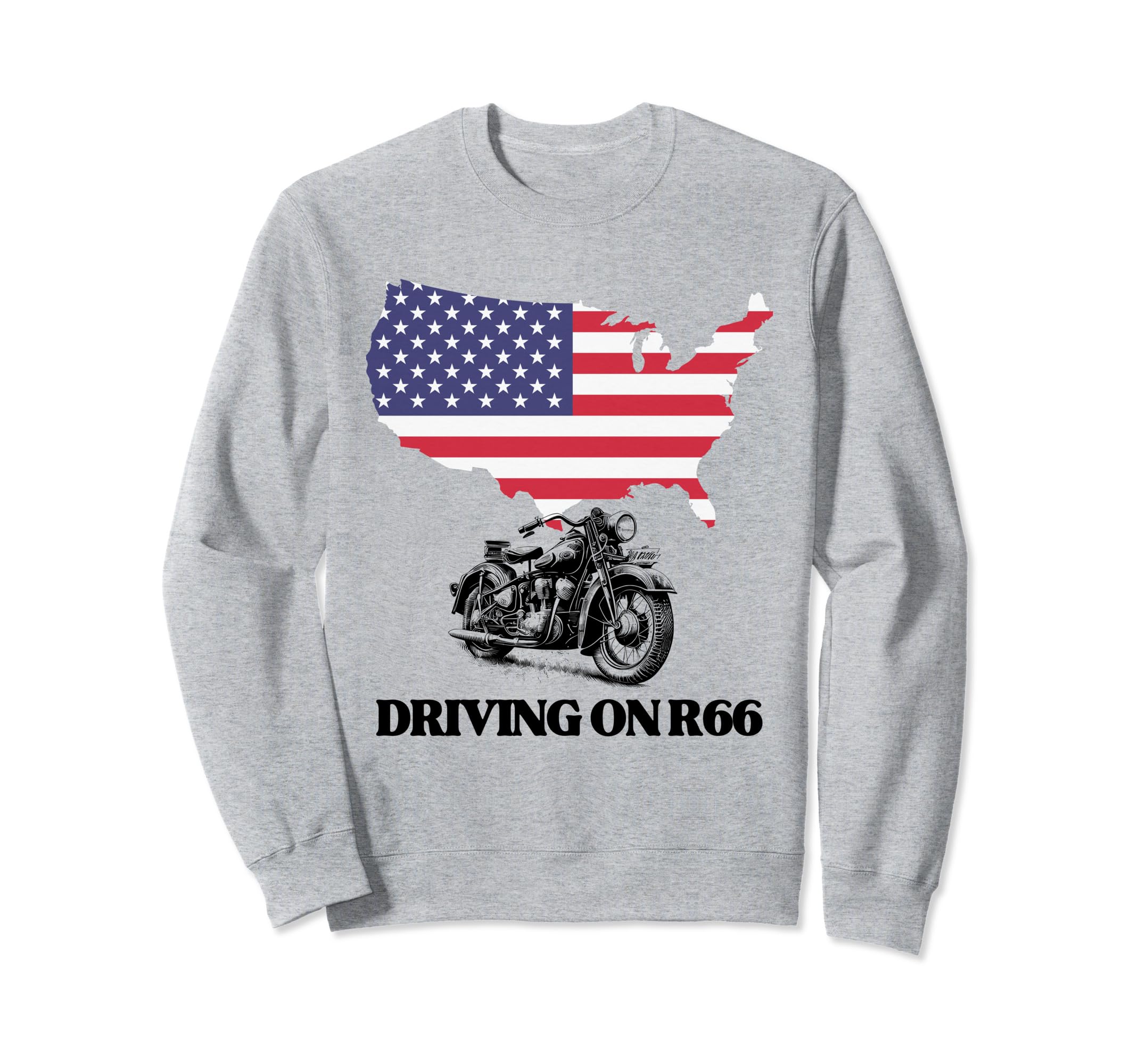 Driving R66 Motorcycle Sweatshirt - Aesthetic Graphic Unisex - T-Shirt, Sweatshirt, Hoodie