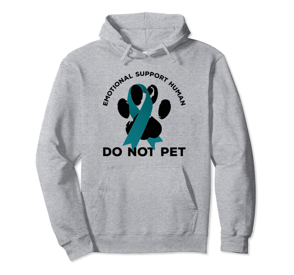 Funny Ptsd Emotional Support Human Hoodie - Unique Graphic for Adults - T-Shirt, Sweatshirt, Hoodie