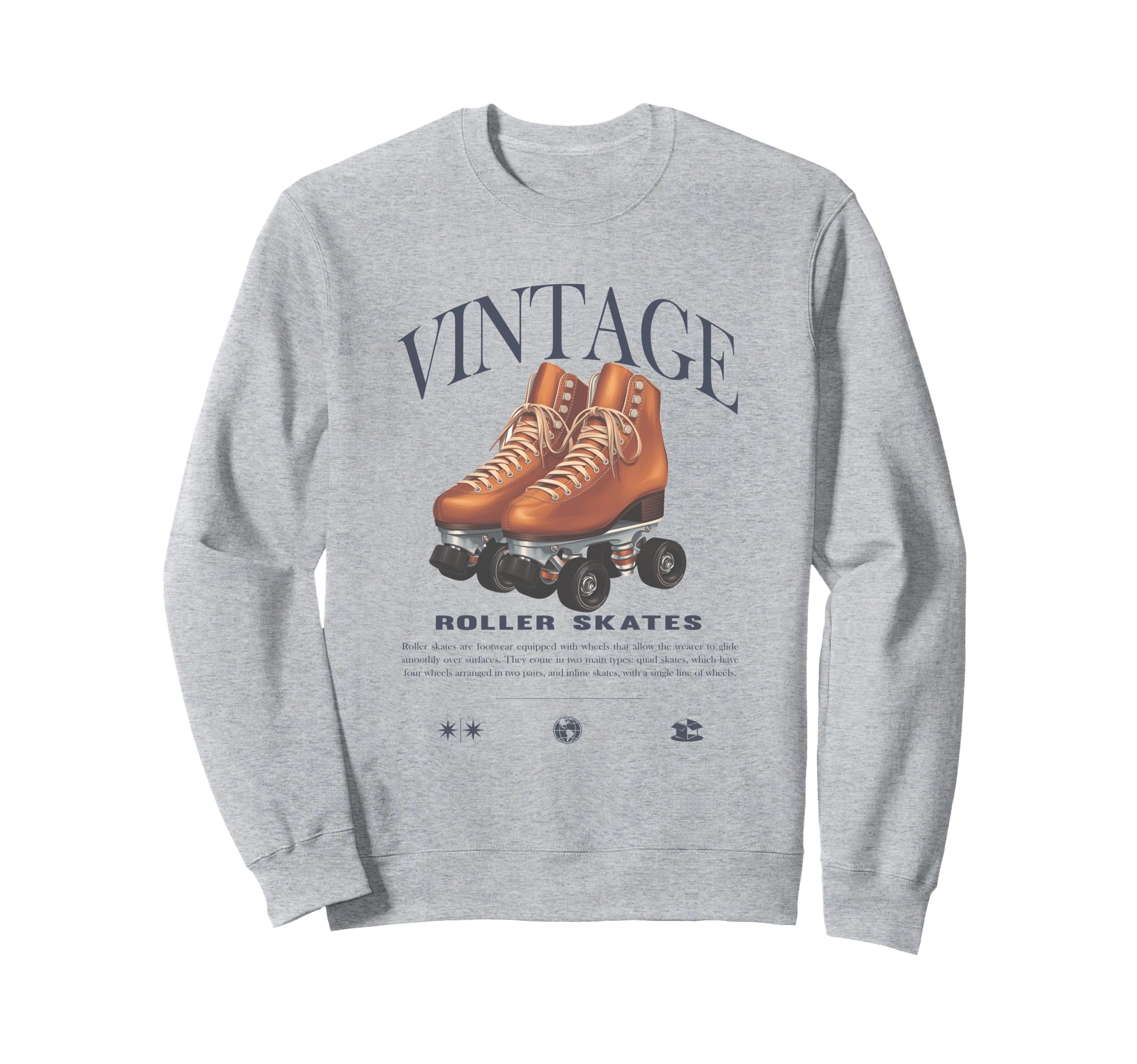 Roller Skates Animal Clo Sweatshirt - Trendy Graphic Men Women - T-Shirt, Sweatshirt, Hoodie