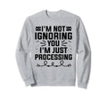 Overthinking Overthinker Funny Sweatshirt - Custom Art Print Unisex - T-Shirt, Sweatshirt, Hoodie
