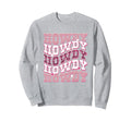 Rodeo Howdy Western Cowboy Hat Preppy Sweatshirt - Unique Graphic Unisex - T-Shirt, Sweatshirt, Hoodie