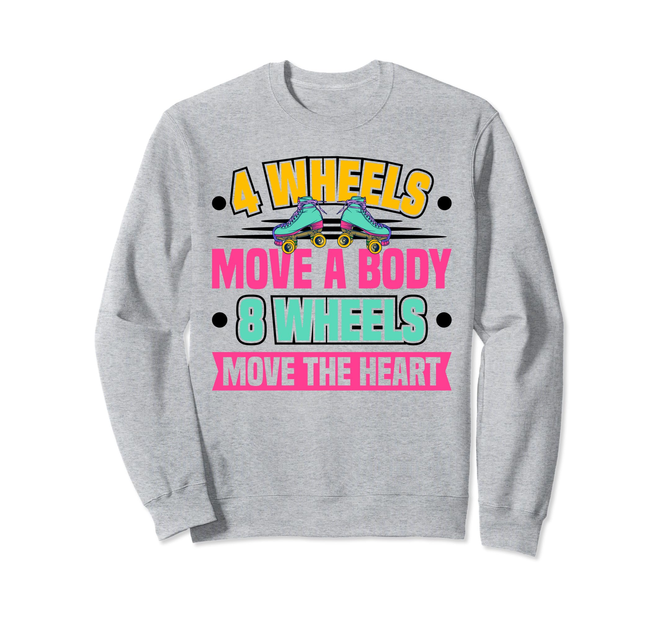 Rollerskating 90S Roller Disco Sweatshirt - Unique Graphic Men Women - T-Shirt, Sweatshirt, Hoodie