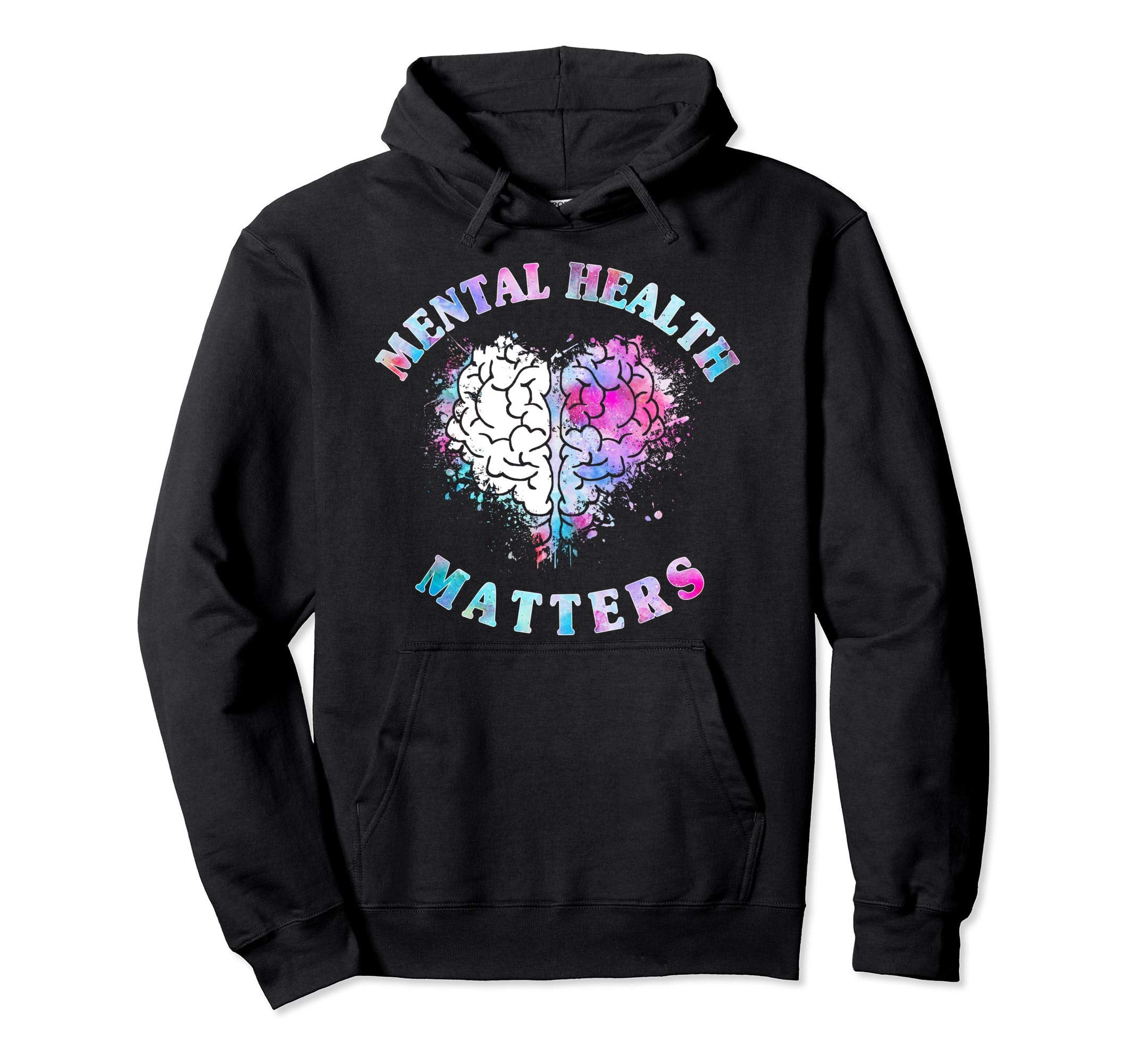 Mental Health Matters Awareness Month Hoodie - Minimalist Print Unisex - T-Shirt, Sweatshirt, Hoodie