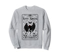 Mothman Tarot Card Antisocial Sweatshirt - Fun Novelty Design for Adults - T-Shirt, Sweatshirt, Hoodie