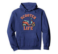 Scooter Life Two Wheels Motorcycle Hoodie - Aesthetic Graphic Unisex - T-Shirt, Sweatshirt, Hoodie