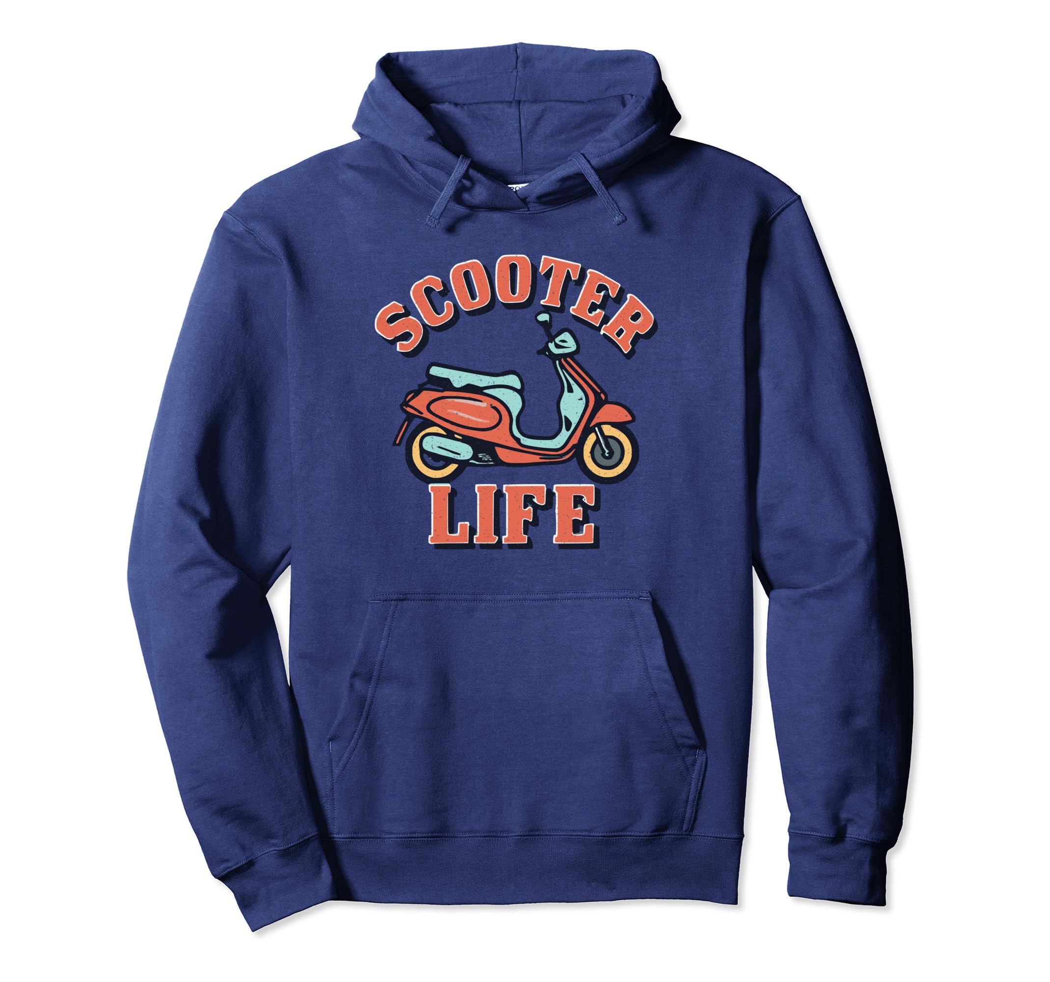 Scooter Life Two Wheels Motorcycle Hoodie - Aesthetic Graphic Unisex - T-Shirt, Sweatshirt, Hoodie