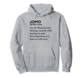 Funny Introvert Jomo Anti Social Hoodie - Graphic Print for Adults - T-Shirt, Sweatshirt, Hoodie
